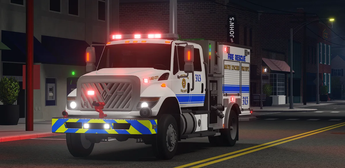 SLFR Rescue 313 on scene in Lake City